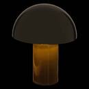 Mushroom lamp "Lito" Black, H.24.5 cm Black