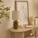 Table Lamp "Vinus" Khaki Green, H.41.5 cm Green
