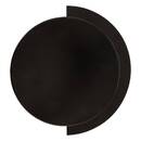 Wall lamp "Mysti" Black, 25x12 cm Amber