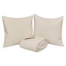 Bedspread and 2 pillowcases "Lilou" Ivory, 260x240 cm Ivory