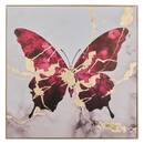 Framed Canvas Print "Hilo" 60x60 cm Grey