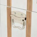 Set of 3 "Sky" trunks Silver, 54x33 cm Silver