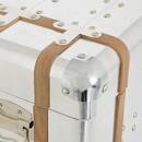 Set of 3 "Sky" trunks Silver, 54x33 cm Silver