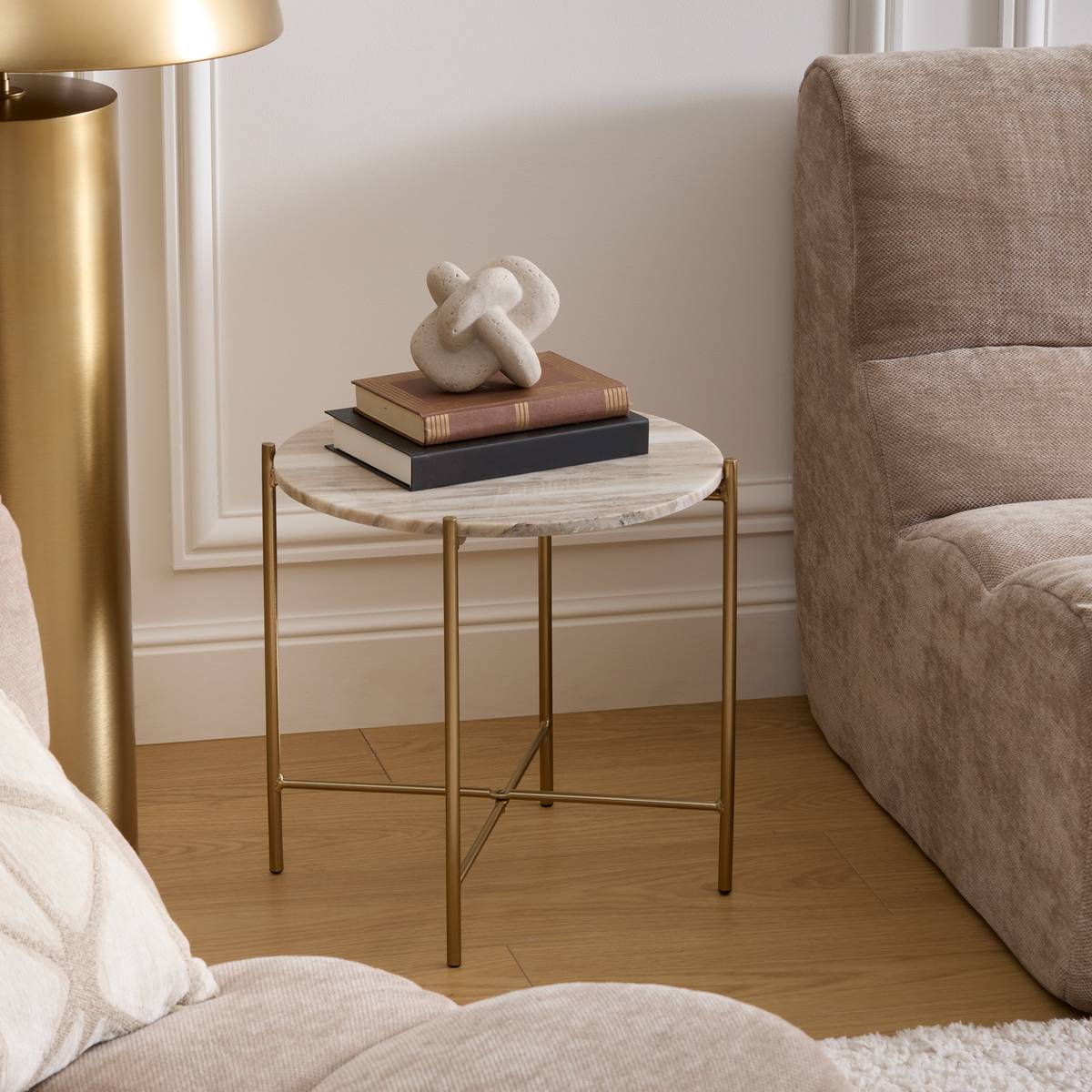 Decor to place "Dave" Beige, 14x14 cm Beige