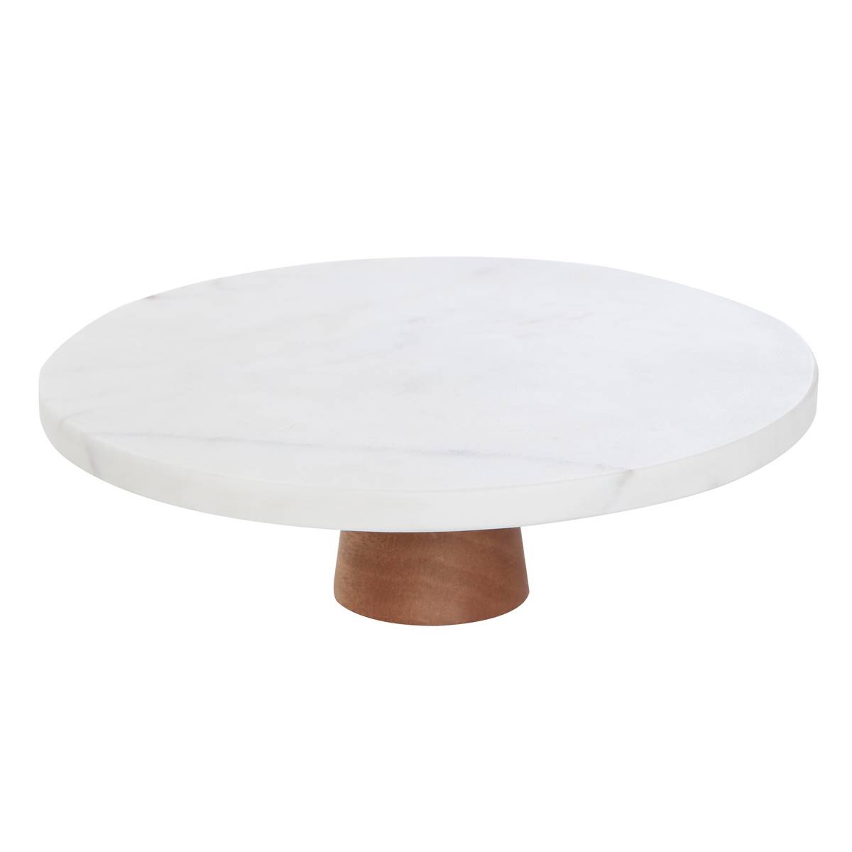 Cake stand "Marble" Marble, D.25 cm, White White