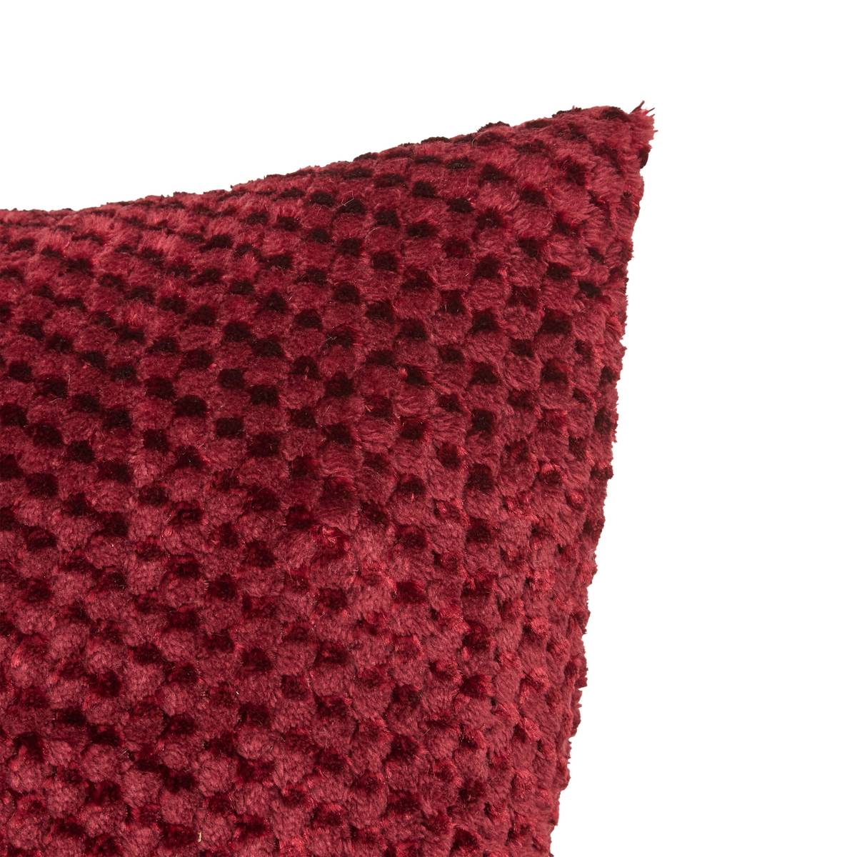 Cushion "Lyno" Garnet Red, 40x40 cm Red