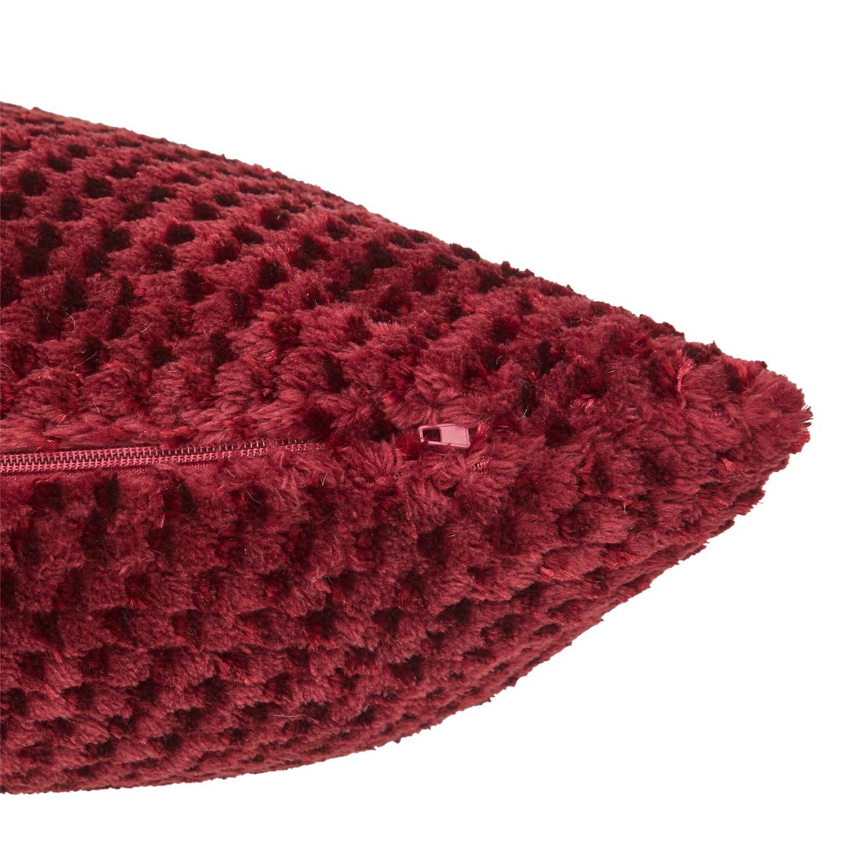 Cushion "Lyno" Garnet Red, 40x40 cm Red