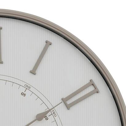 Clock "davina" beige, d.76 cm