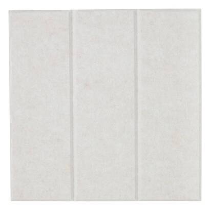Set of 4 "felt" wall decorative panels gray, 30x30 cm