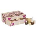 Advent Calendar "Belli" 24 boxes, 36 x 18 cm Violet / Khaki