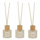 "Elisa" Diffuser Set Peach - Jasmine - Vetiver, 20x5 cm 3 perfumes