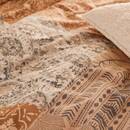 Printed bedding set "Aiden" Multicolor, 240x220 cm Beige
