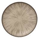 Dessert plate "Gloria" Glass, D.22 cm, Champagne Champagne
