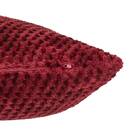 Cushion "Lyno" Garnet Red, 40x40 cm Red