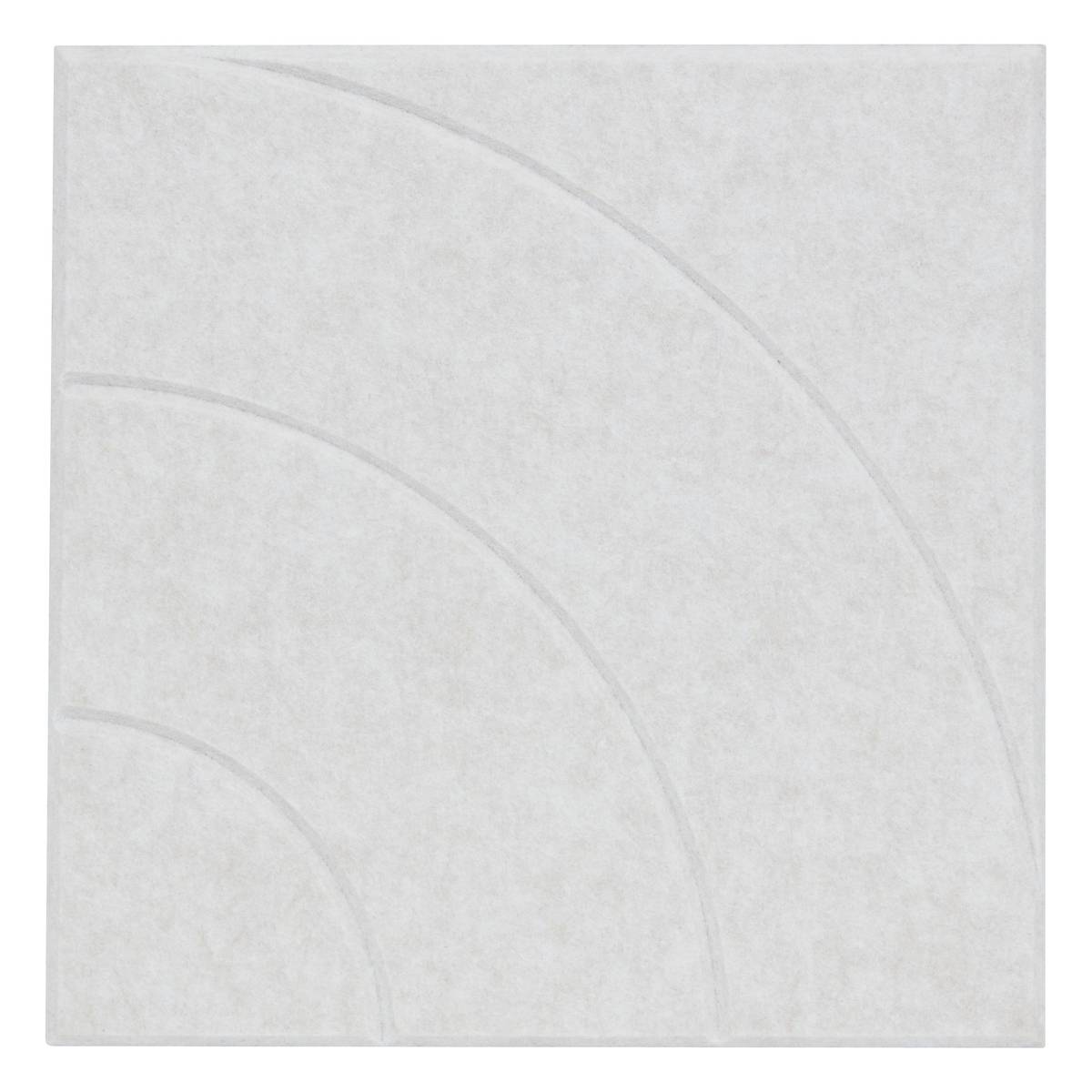 Set of 4 "Felt" Wall Decorative Panels Gray, 30x30 cm Grey 2