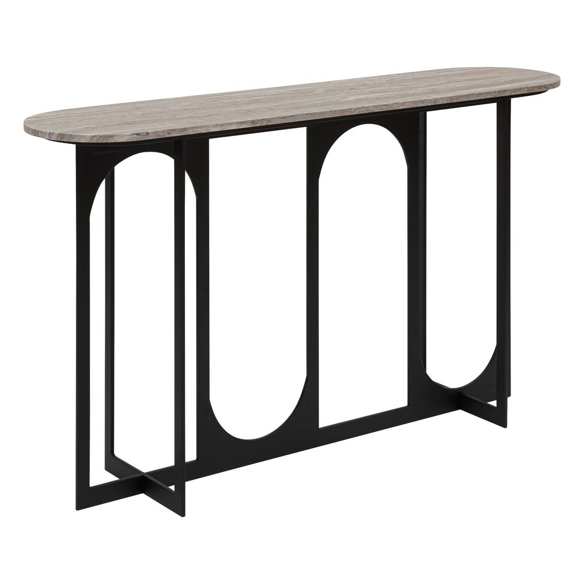 Console "Tusco" Black, 140x34 cm Black