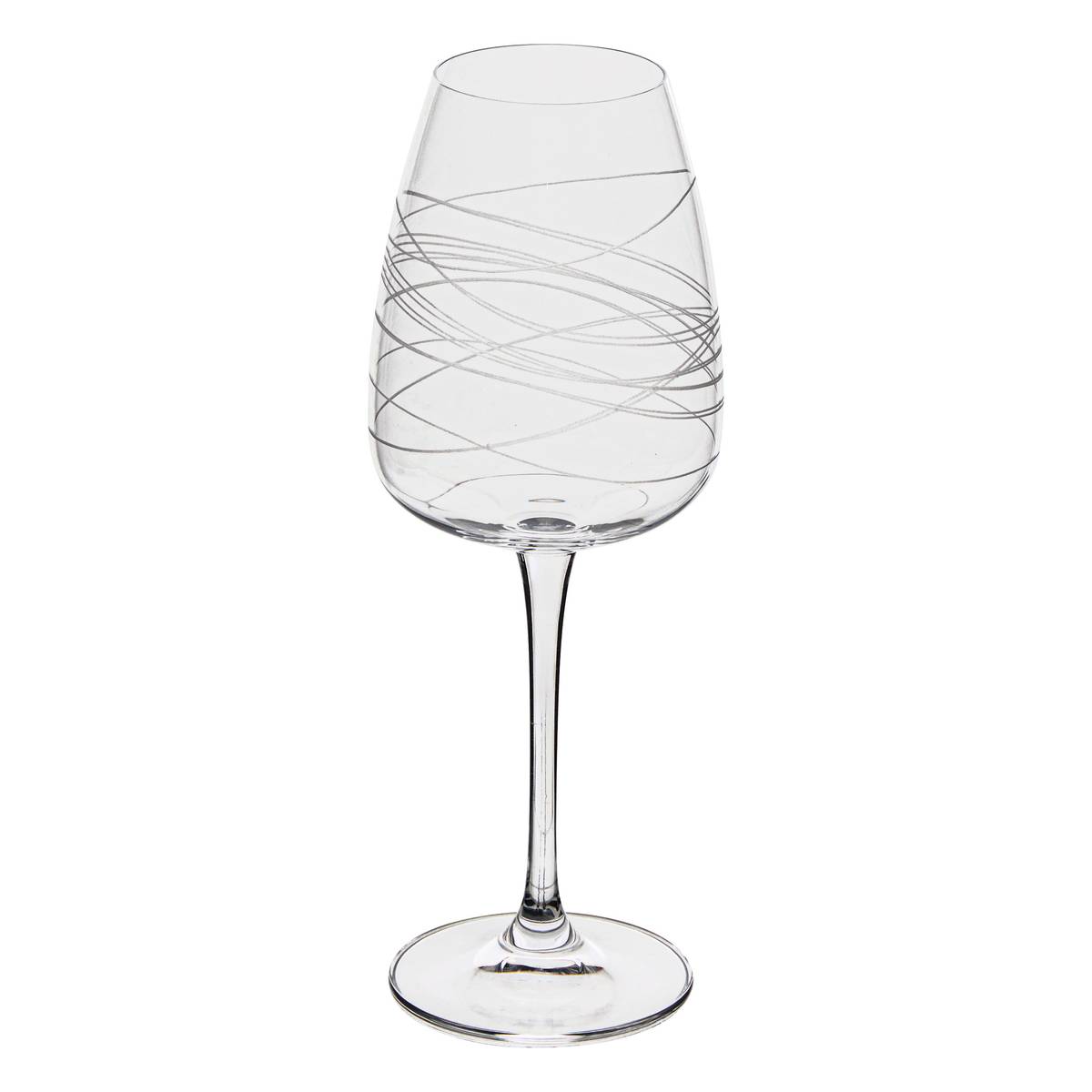 Set of 4 "Talia" wine glasses Crystal clear, 440 ml, Transparent Transparent
