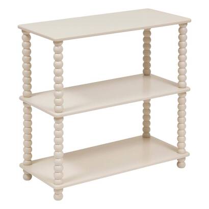 2-tier shelves "chamlo" ivory, 75x34 cm