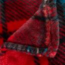 Printed Flannel Throw "Brody" Red, 170x130 cm Red