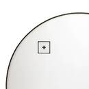 Wall Mirror "Alice" Black, 90x65 cm Black
