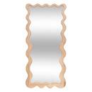 Wall Mirror "Brooke" Beige, 100x48 cm Beige