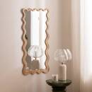 Wall Mirror "Brooke" Beige, 100x48 cm Beige