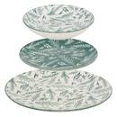 Dinner service  "Agathe" Porcelain, 12 pieces, Green Green