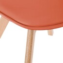 Set of 6 chairs "Baya" Beech, terracotta pink Terracotta pink