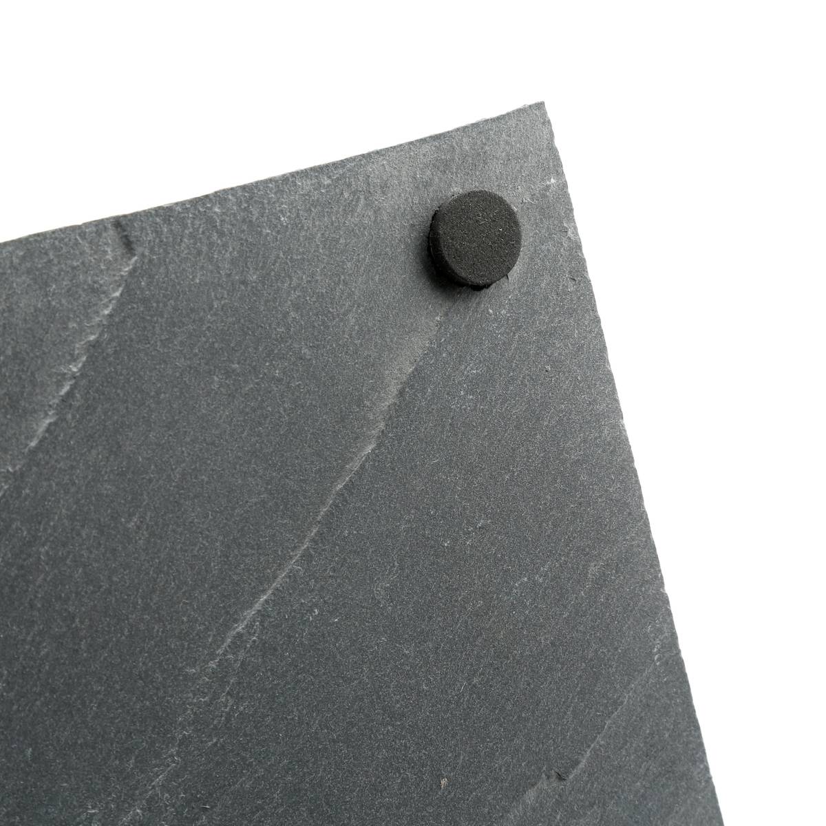Presentation plate "Slate" 32x24 cm, Slate Grey Slate grey