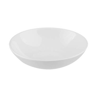 Set of 6 deep plates "colorama" d.20.5 cm, white