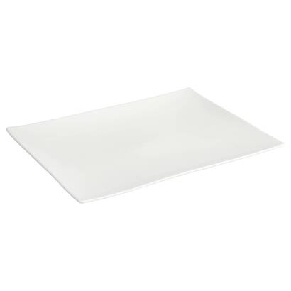 Presentation plate "tokyo" 31.7x23.5 cm, white