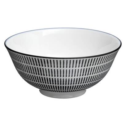 Bowl  "lunis" d.15.4 cm, black & white