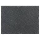 Presentation plate "Slate" 32x24 cm, Slate Grey Slate grey