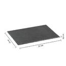 Presentation plate "Slate" 32x24 cm, Slate Grey Slate grey