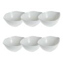 Set of 6 "Four Mini Shapes" Bowls H.5.3 cm, White Model A