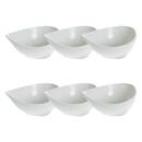 Set of 6 "Four Mini Shapes" Bowls H.5.3 cm, White Model A