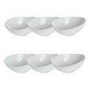 Set of 6 "Four Mini Shapes" Bowls H.5.3 cm, White Model A