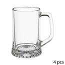 Set of 4 "Biere" beer glasses 320 ml, Transparent Transparent