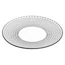 "Lunis" Tableware Set 18 pieces, Black & White Black