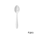 Set of 4 teaspoons "Nevis" Silver Silver