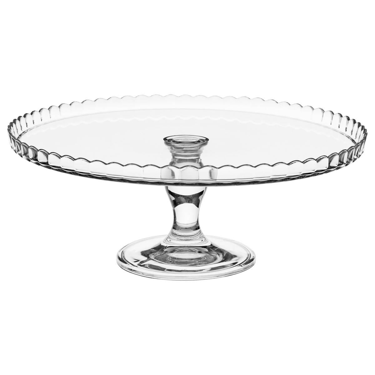 Cake stand "Lara" D.32.2 cm, Transparent Transparent