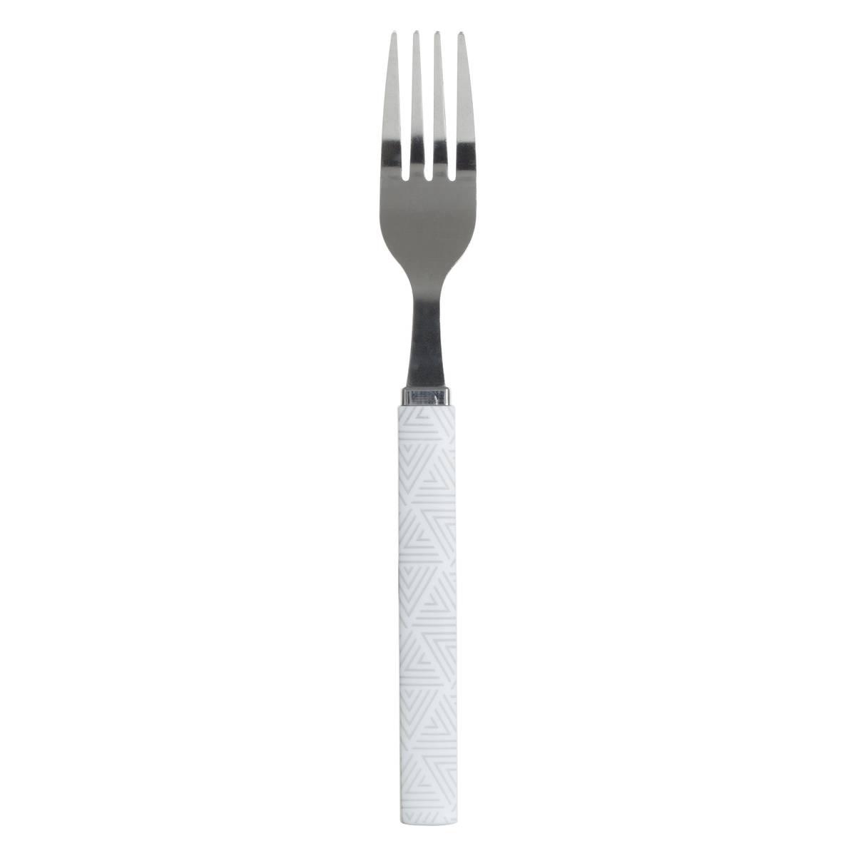 24-piece cutlery set "Geo" White White
