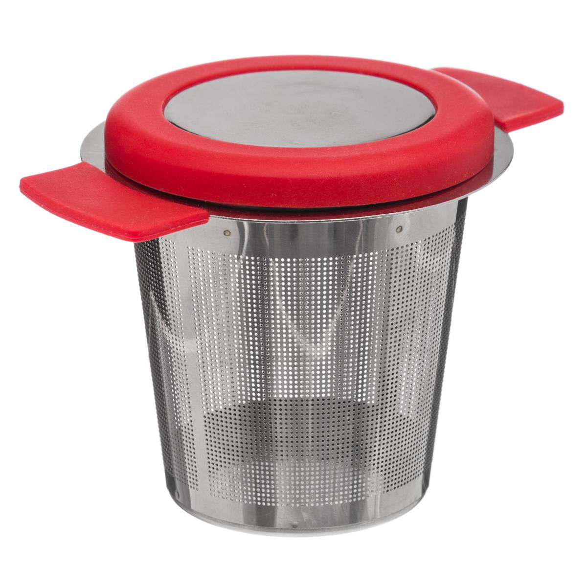 Tea Infuser "Steel" Steel, Red Grey