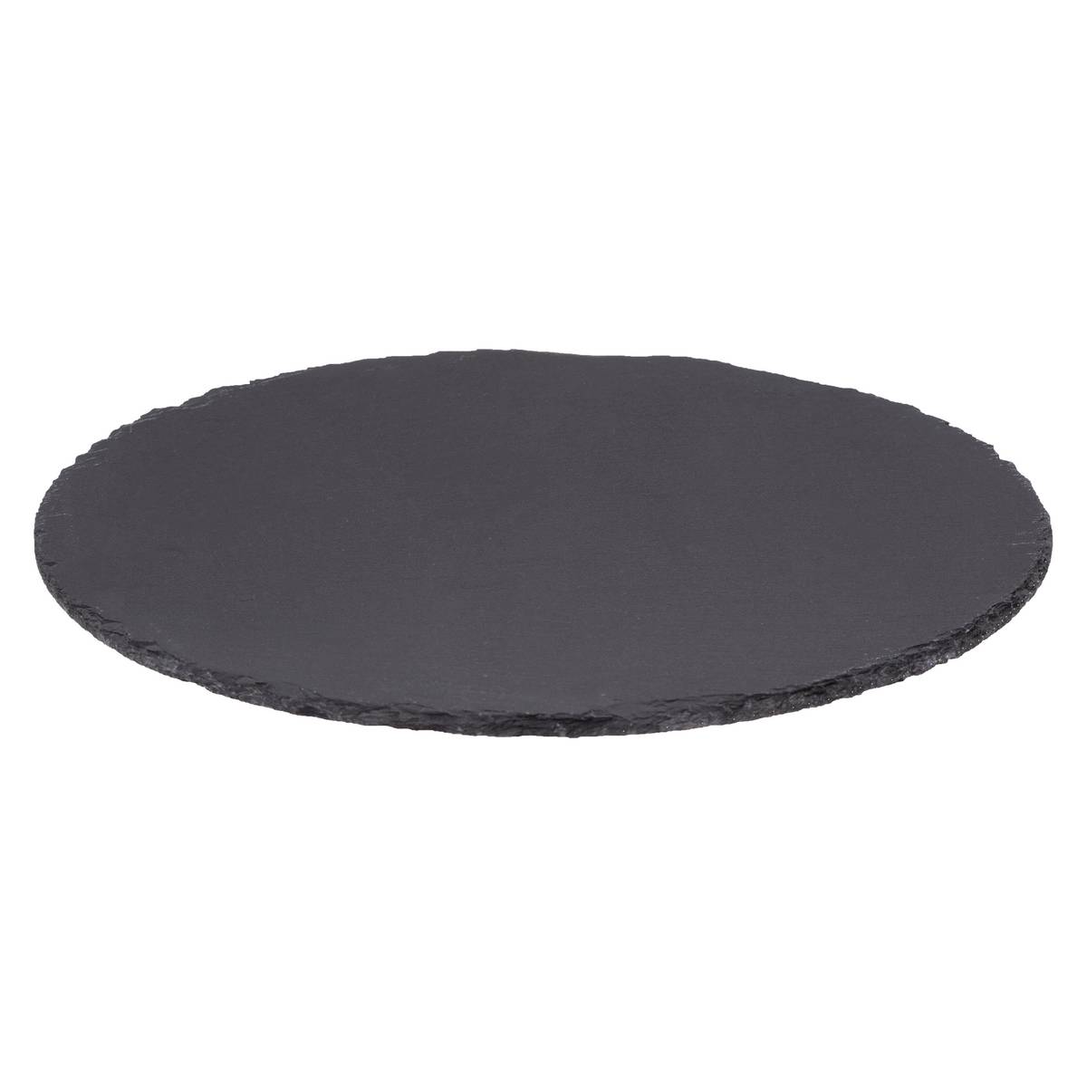 Presentation plate "Slate" D.32 cm Slate grey
