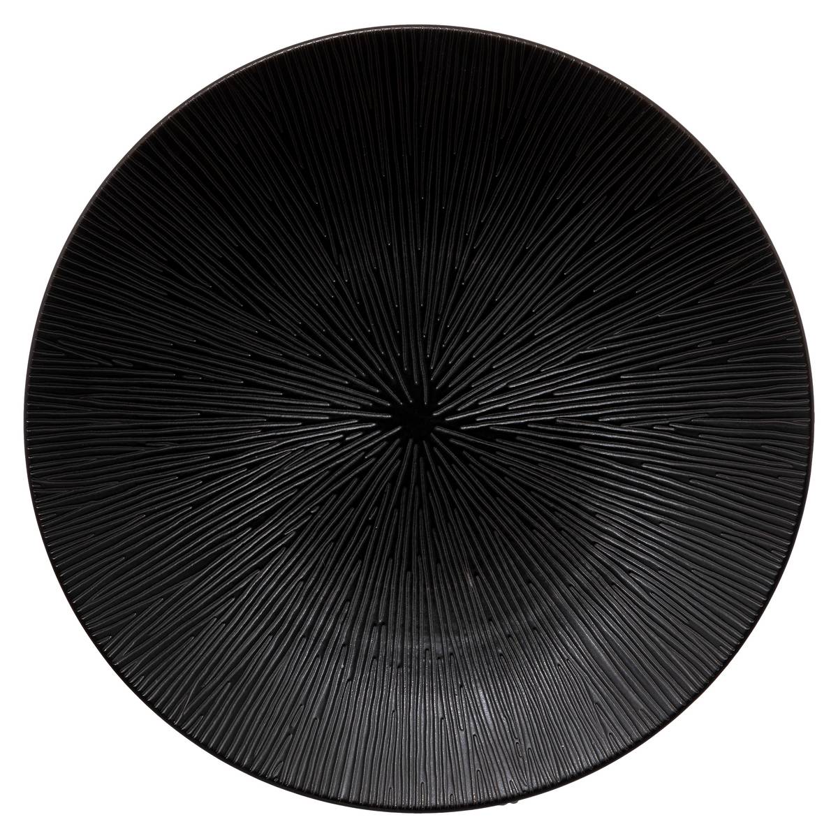 Dinner plate "Atelier" D.27.5 cm, Black Black