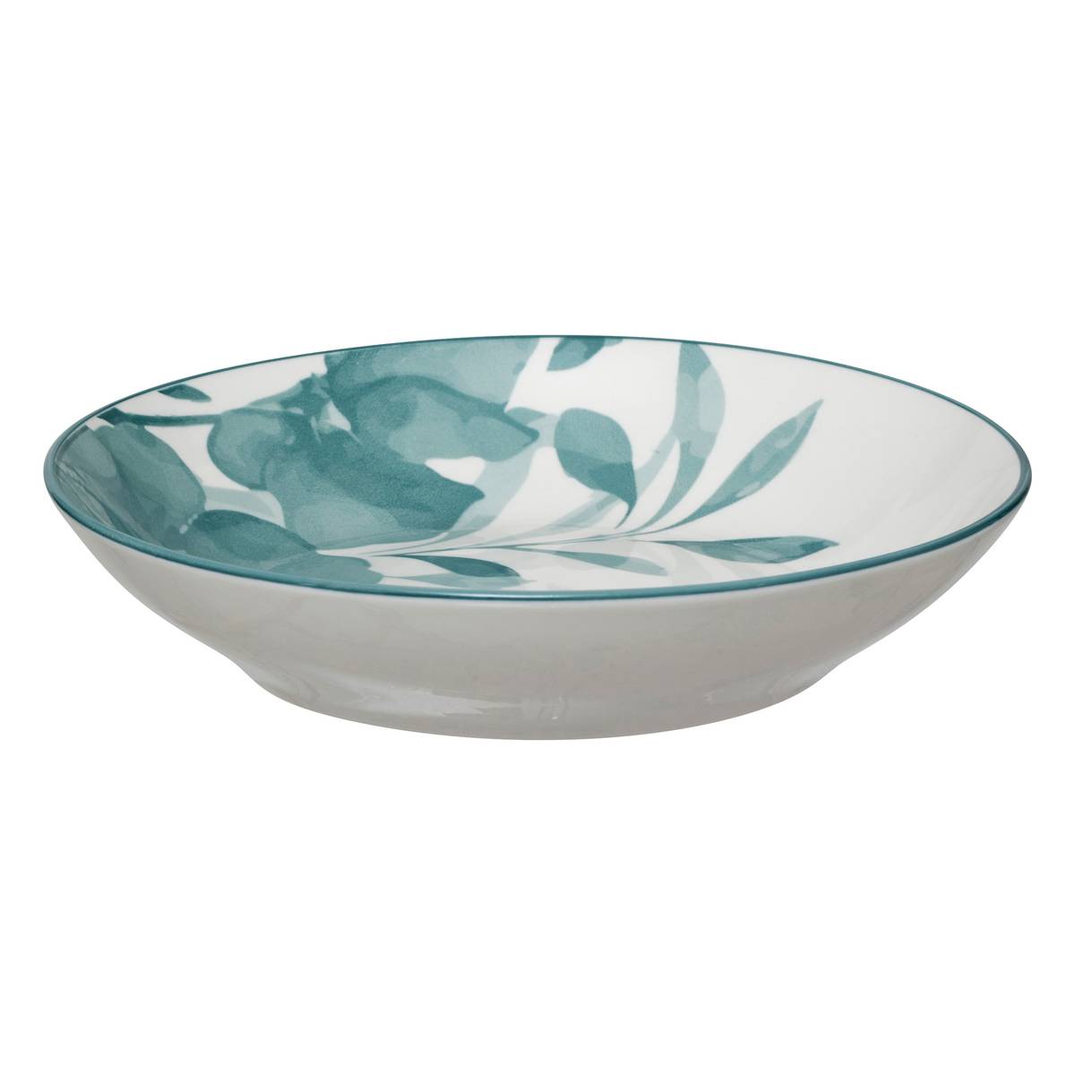 Set of 6 deep plates "Lily" D.20 cm, White White
