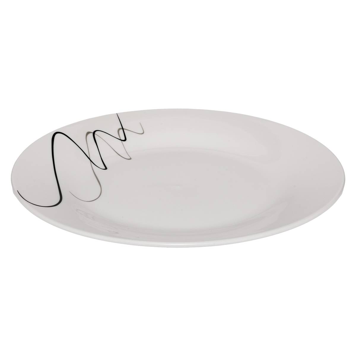Dinner Set "Pablo" 18 pieces, Black & White Black / White
