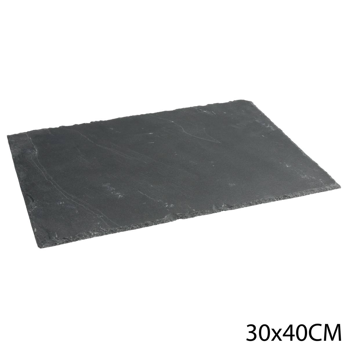 Presentation plate "Slate" 40x30 cm Slate grey
