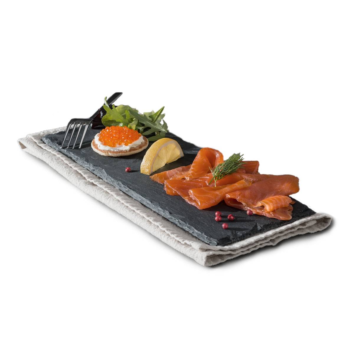 Presentation plate "Slate" 40x30 cm Slate grey