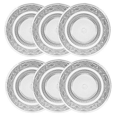 Set of 6 "renaissance" dessert plates d.20.1 cm